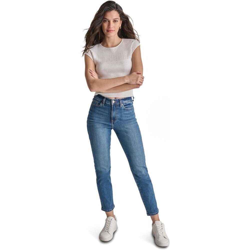 Women's Sleeveless Sweater Soft Comfortable Trendy Crew Neck Small